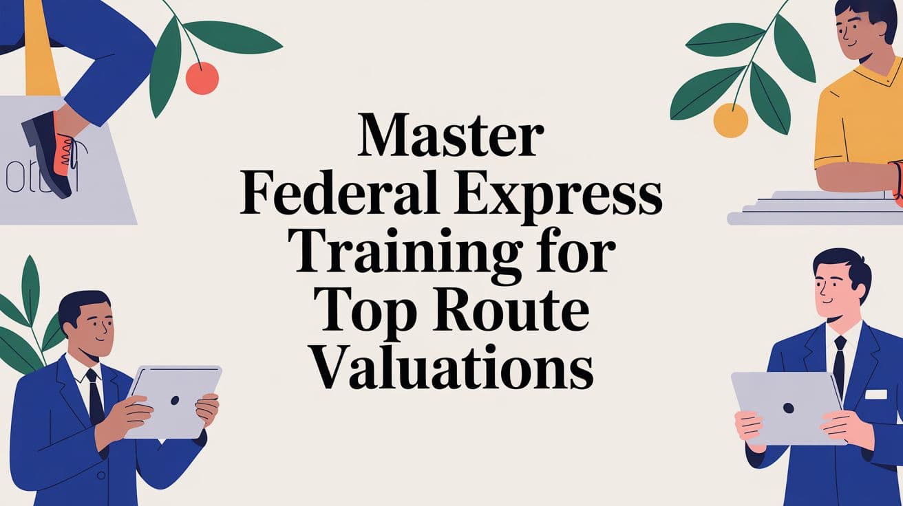 Master Federal Express Training for Top Route Valuations