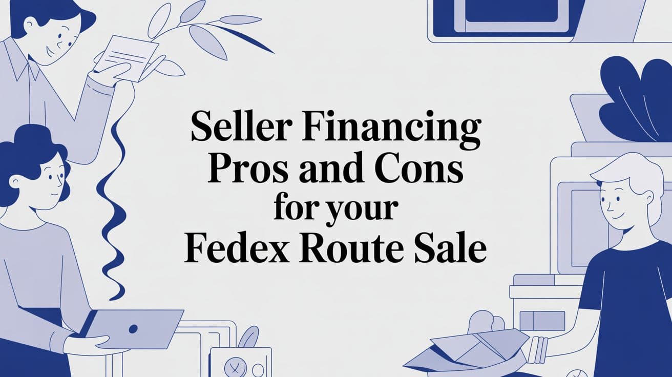 Seller Financing Pros and Cons for Your FedEx Route Sale