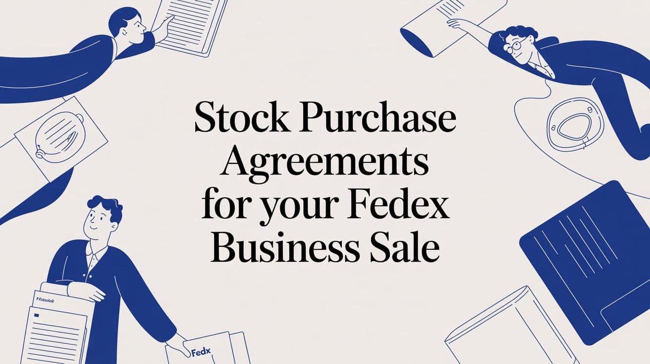 Stock Purchase Agreements for Your FedEx Business Sale