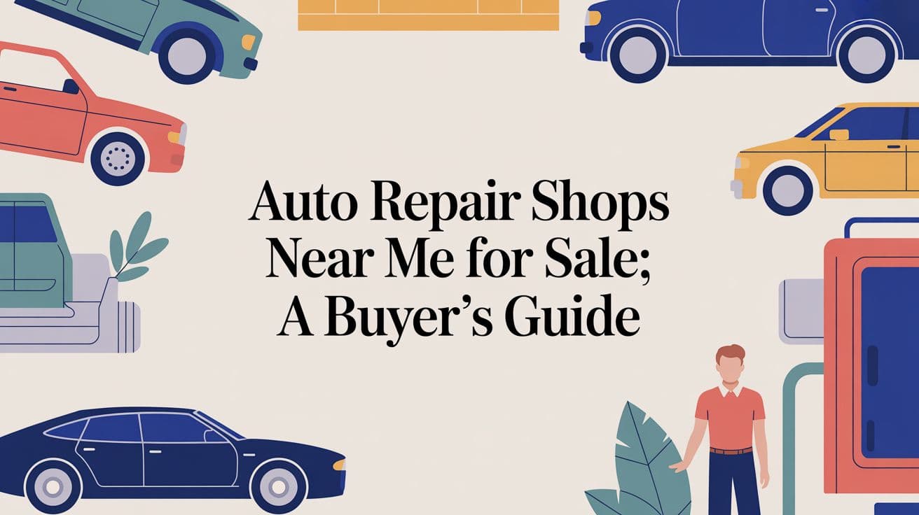Auto Repair Shops Near Me for Sale: A Buyer's Guide
