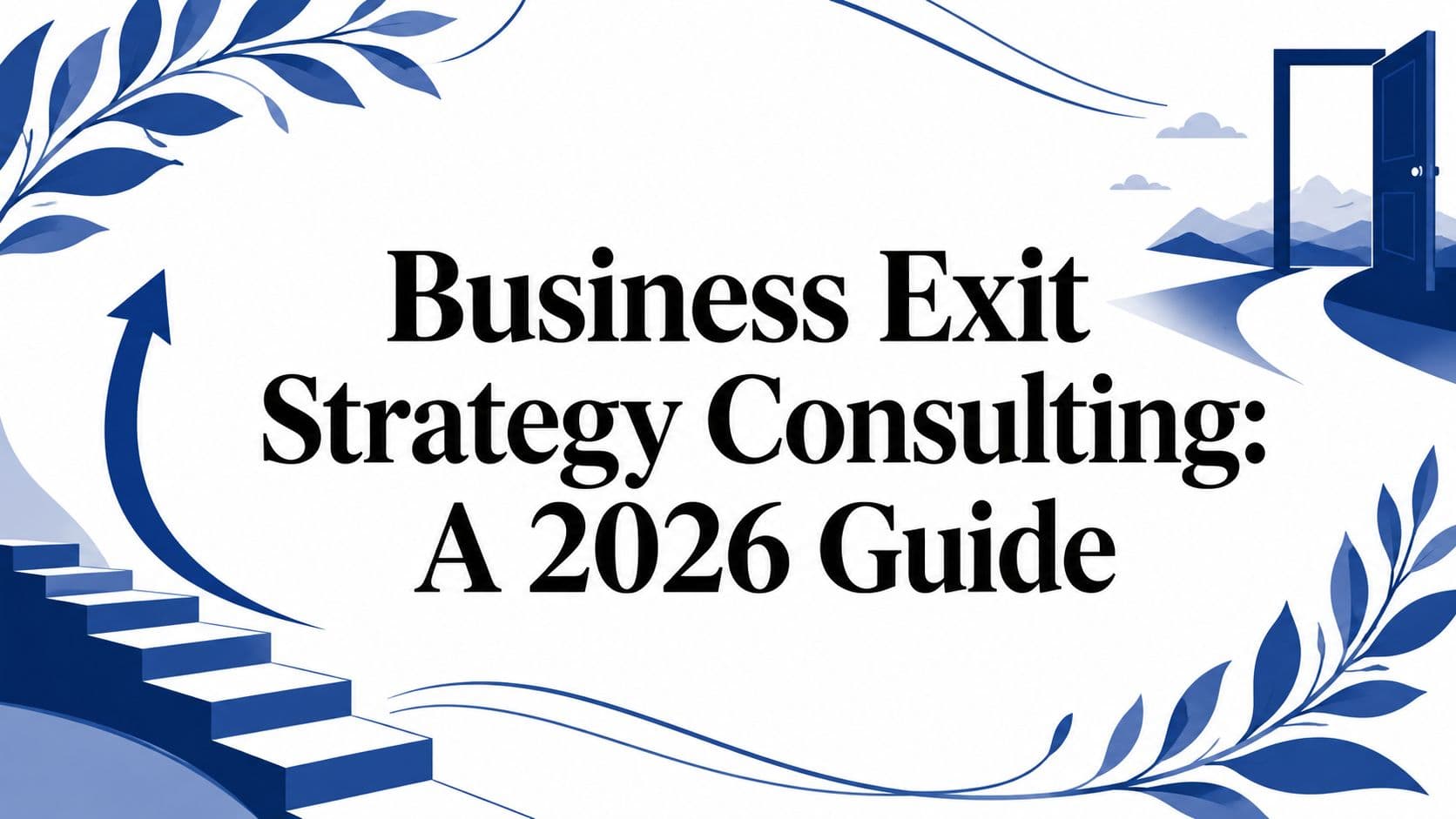 Business Exit Strategy Consulting: A 2026 Guide