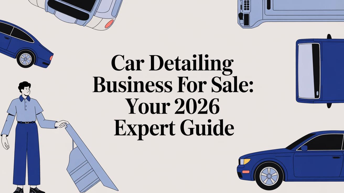 Car Detailing Business for Sale: Your 2026 Expert Guide