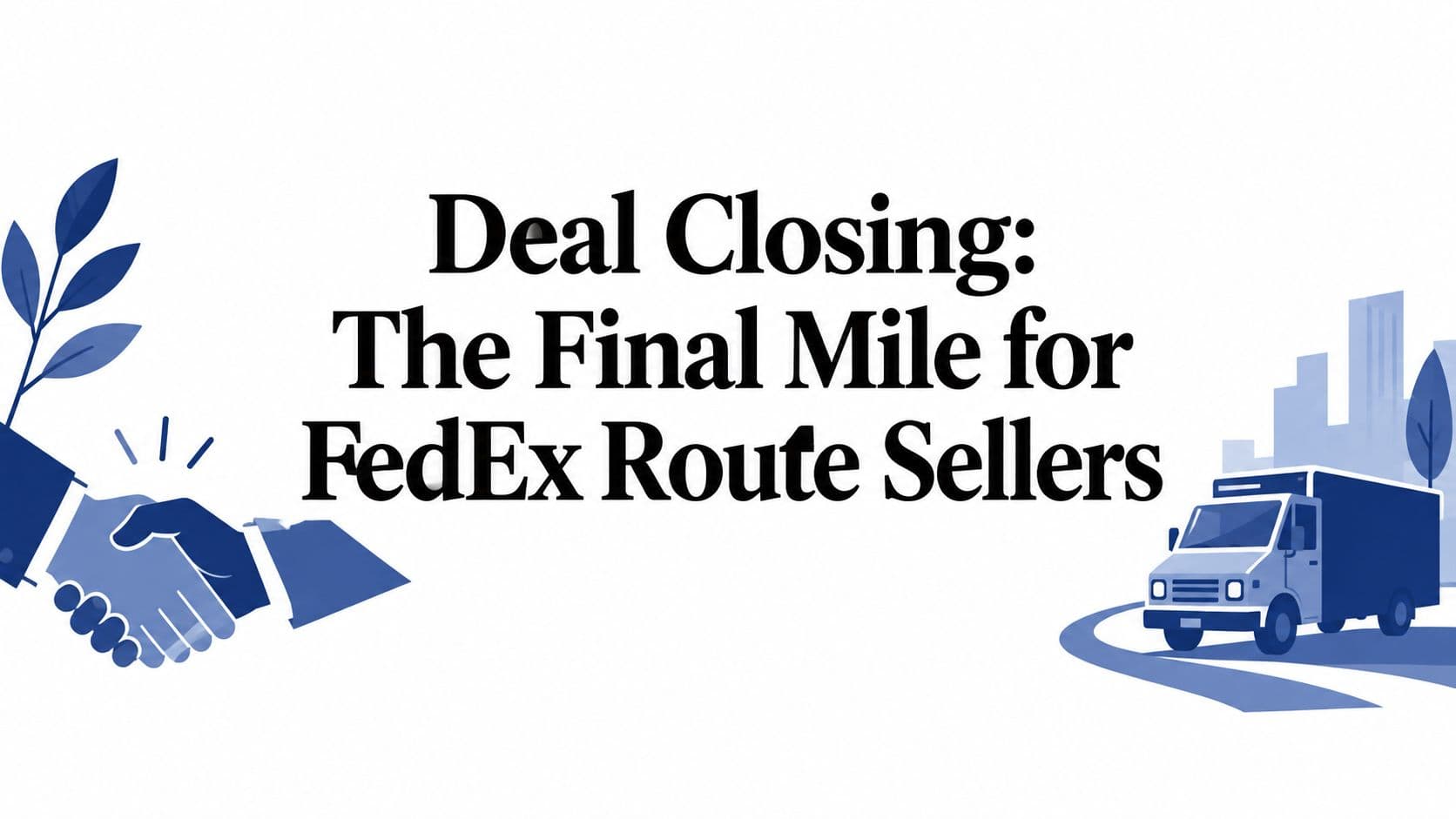 Deal Closing: The Final Mile for FedEx Route Sellers