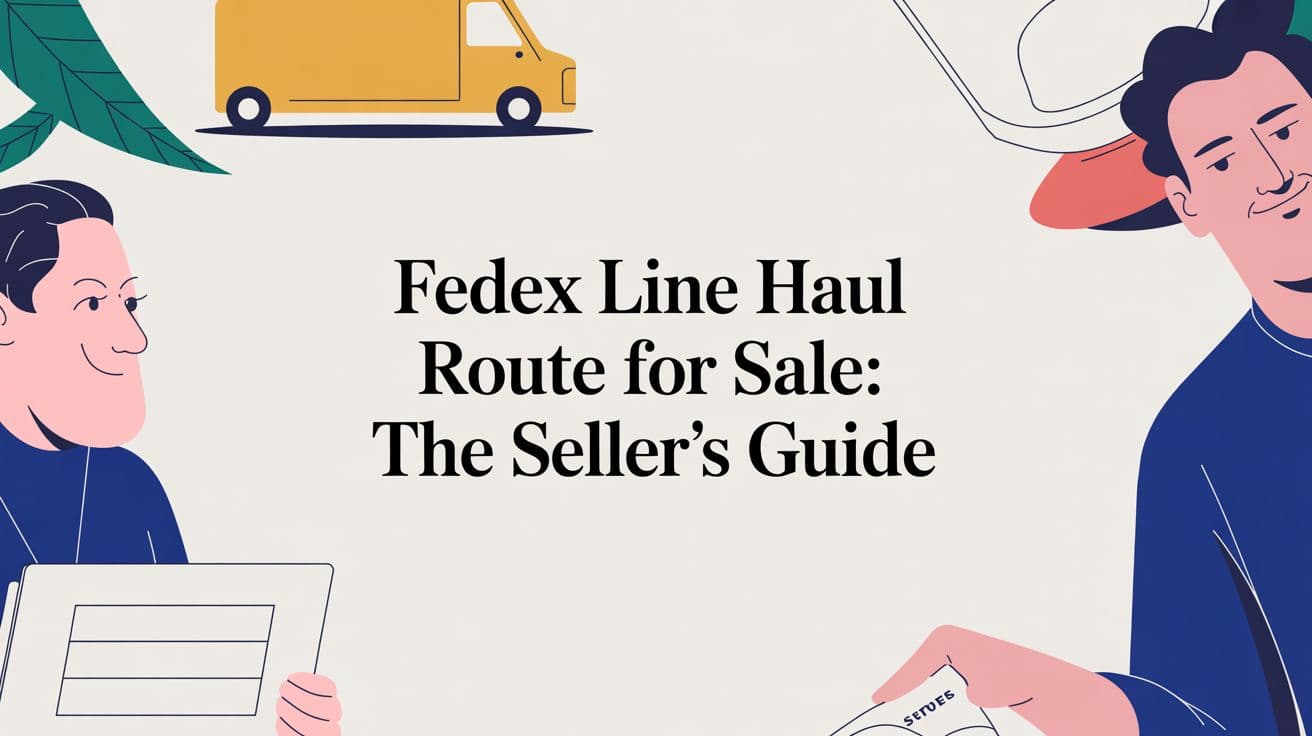 FedEx Line Haul Route for Sale: The Seller's Guide