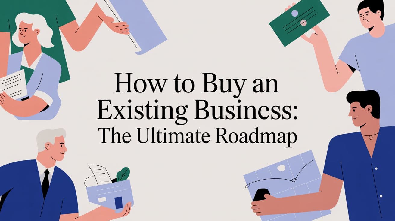 How to Buy an Existing Business: The Ultimate Roadmap