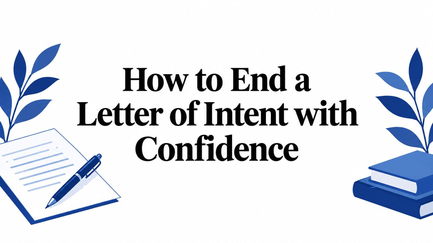 How to End a Letter of Intent with Confidence