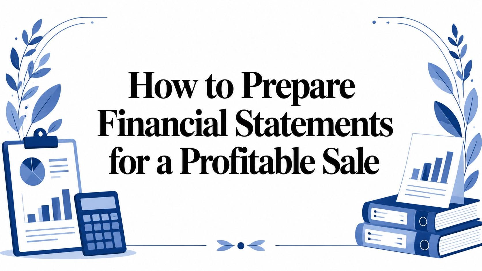 How to Prepare Financial Statements for a Profitable Sale