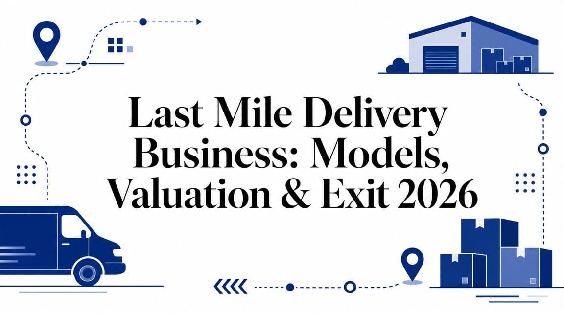 Last Mile Delivery Business: Models, Valuation & Exit 2026