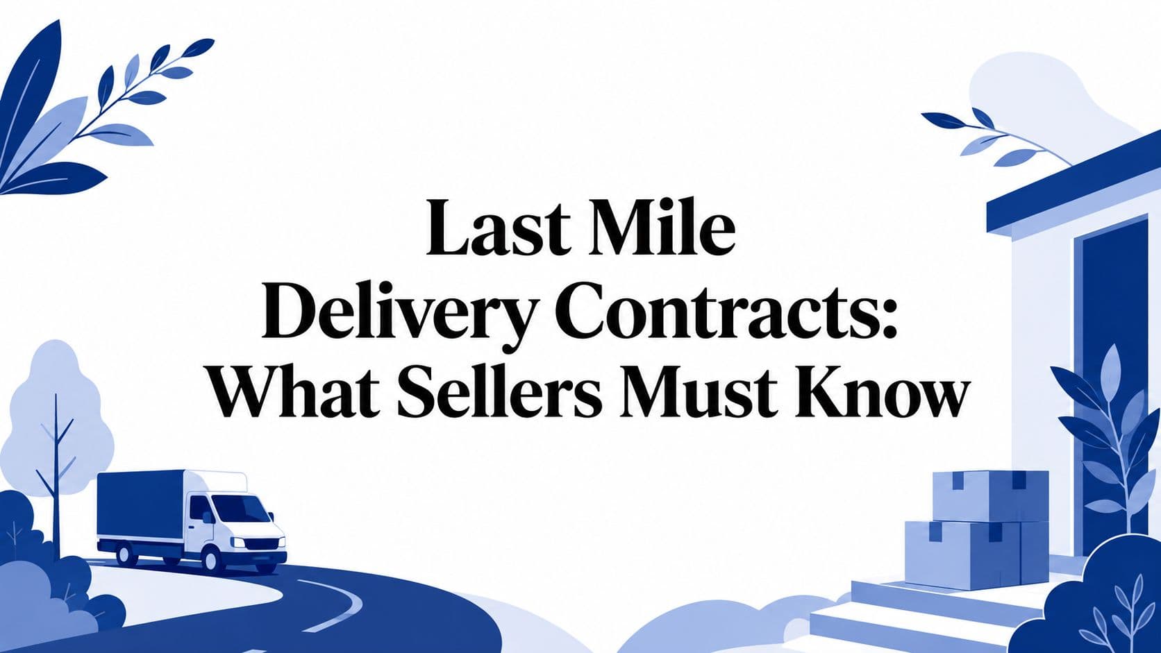 Last Mile Delivery Contracts: What Sellers Must Know