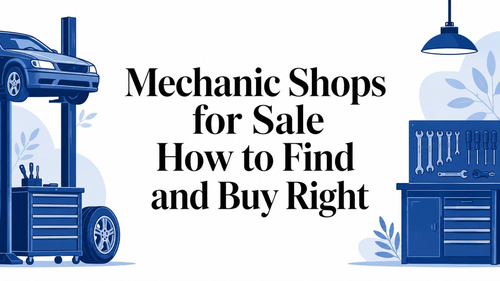 Mechanic Shops for Sale How to Find and Buy Right