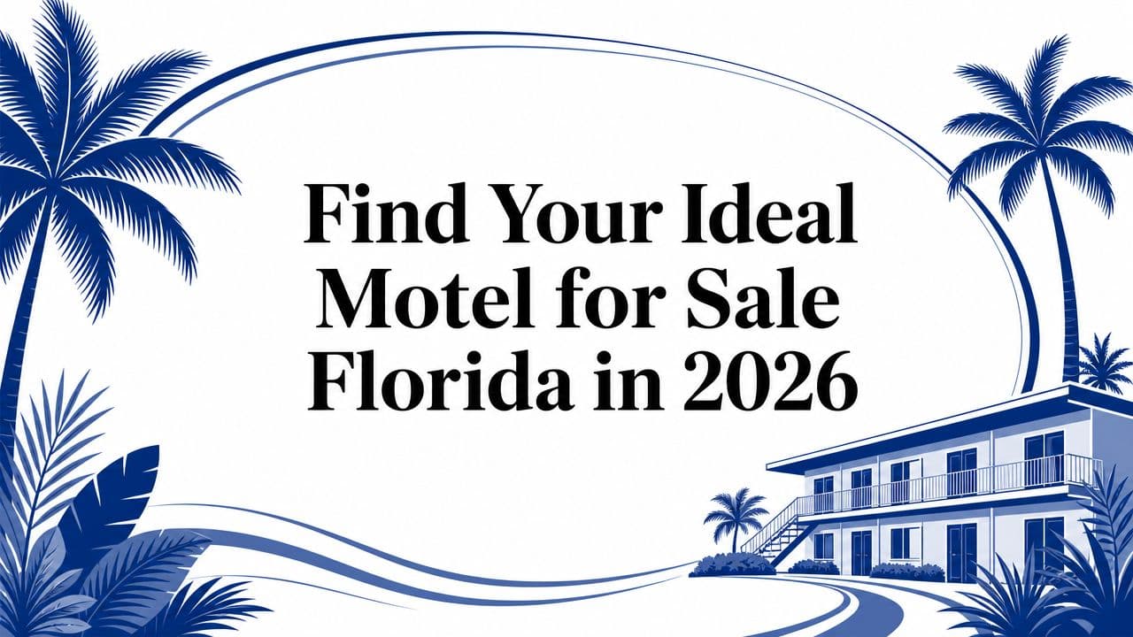 Find Your Ideal Motel for Sale Florida in 2026