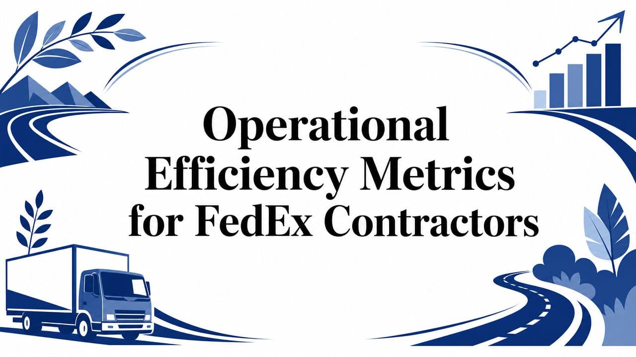 Operational Efficiency Metrics for FedEx Contractors