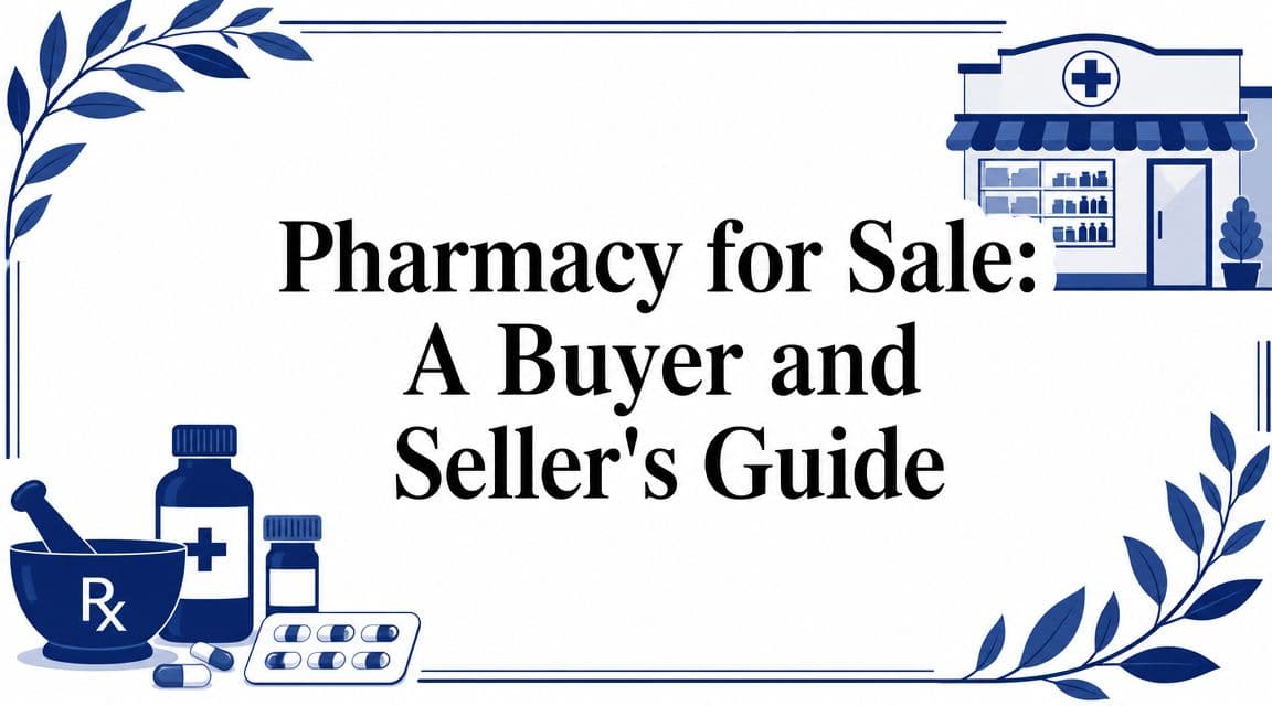 Pharmacy for Sale: A Buyer and Seller's Guide