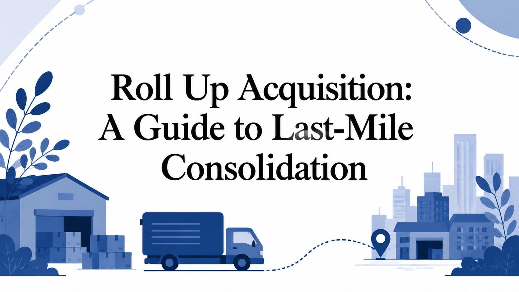 Roll Up Acquisition: A Guide to Last-Mile Consolidation