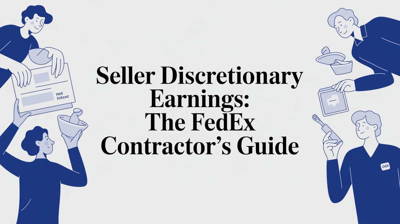 Seller Discretionary Earnings: The FedEx Contractor's Guide