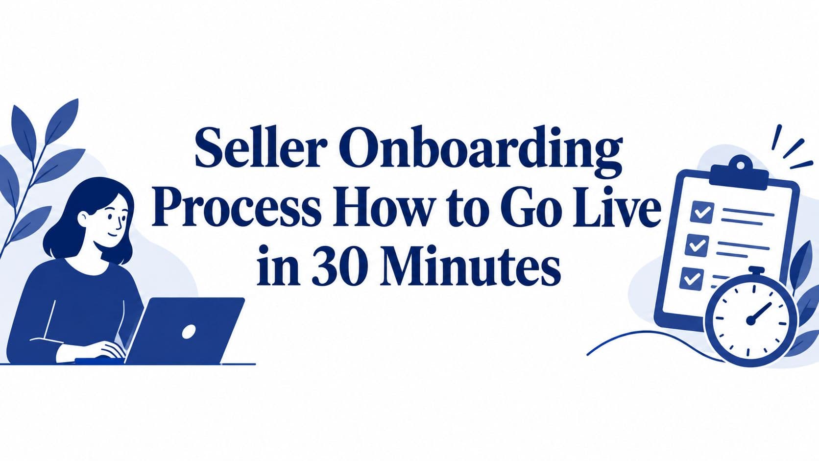 Seller Onboarding Process How to Go Live in 30 Minutes