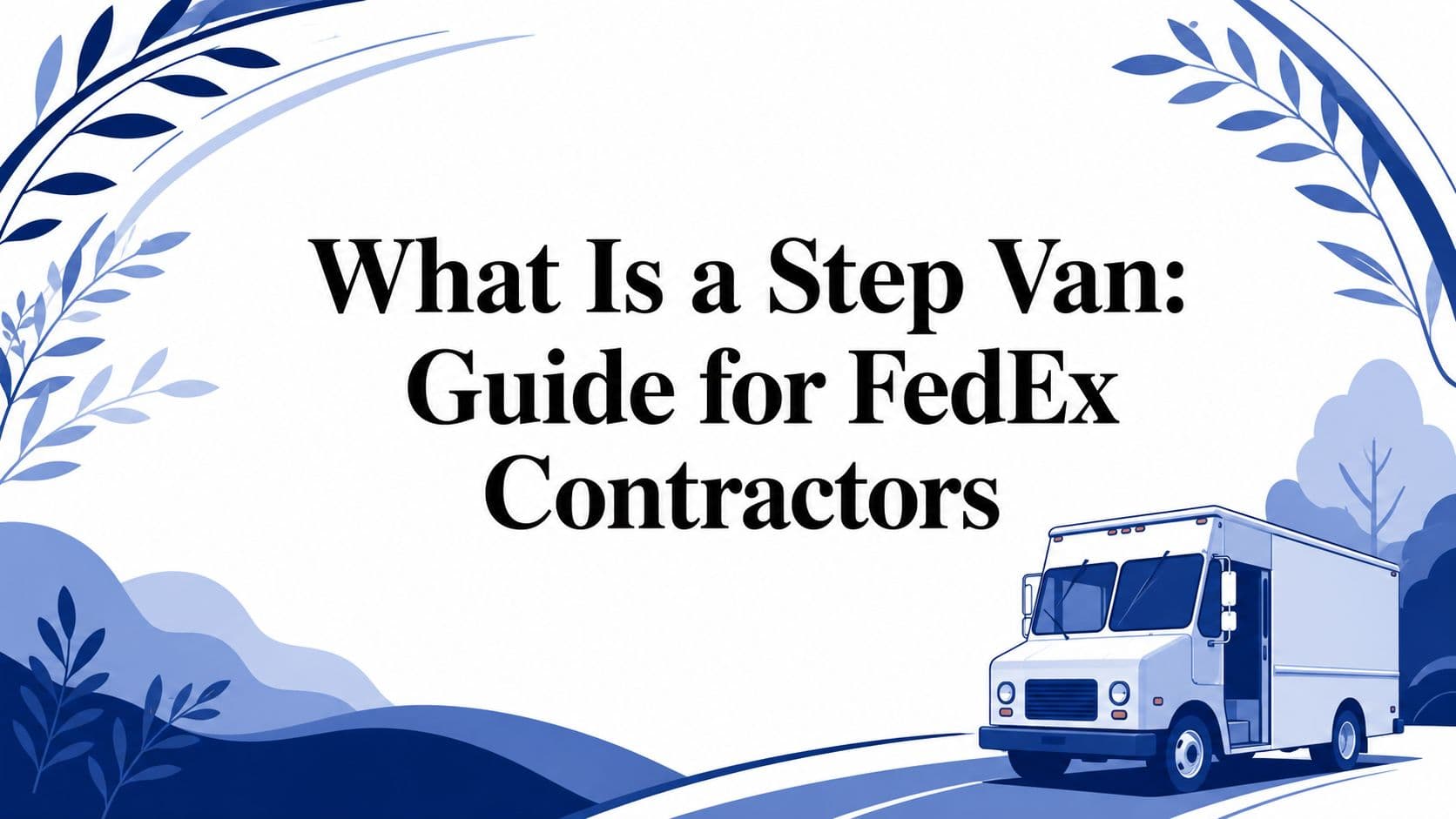 What Is a Step Van: Guide for FedEx Contractors