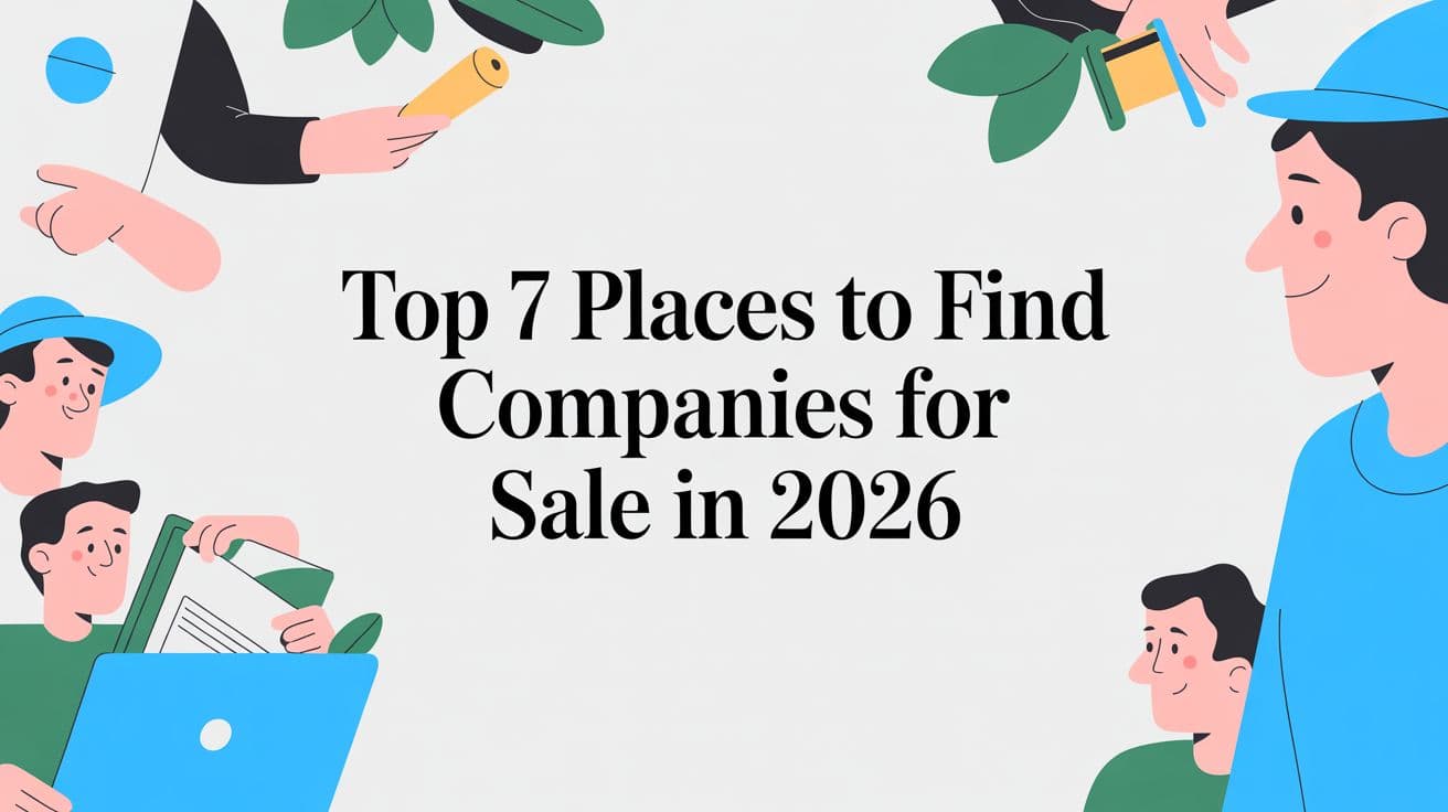 Top 7 Places to Find Companies for Sale in 2026