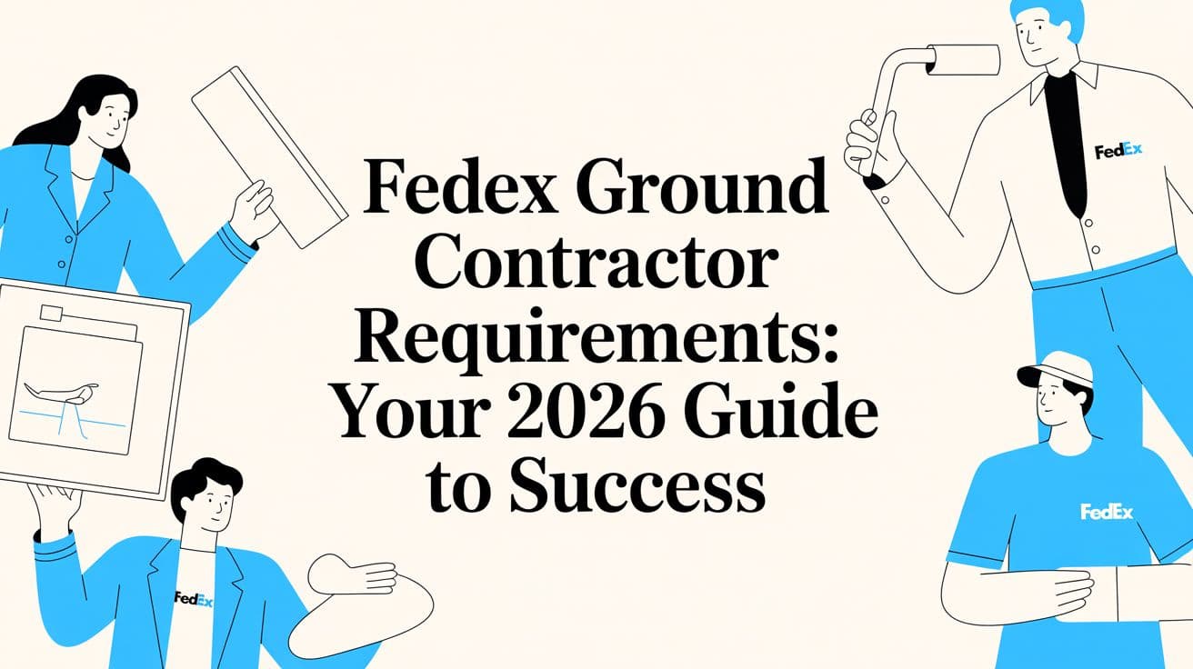 FedEx Ground Contractor Requirements: Your 2026 Guide to Success