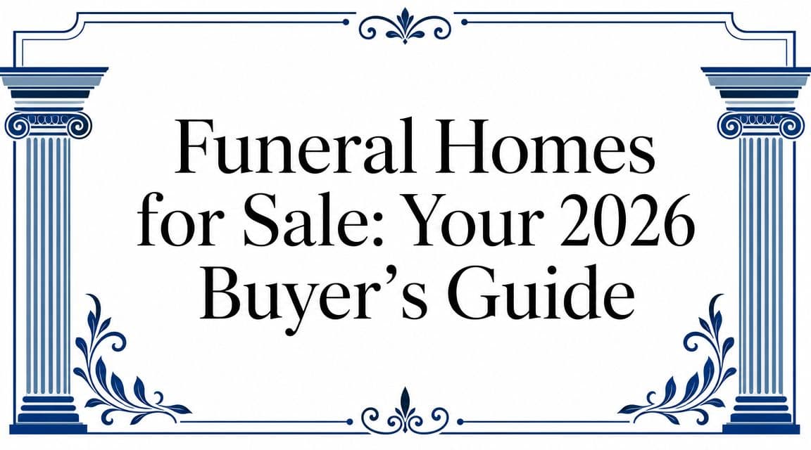 Funeral Homes for Sale: Your 2026 Buyer's Guide