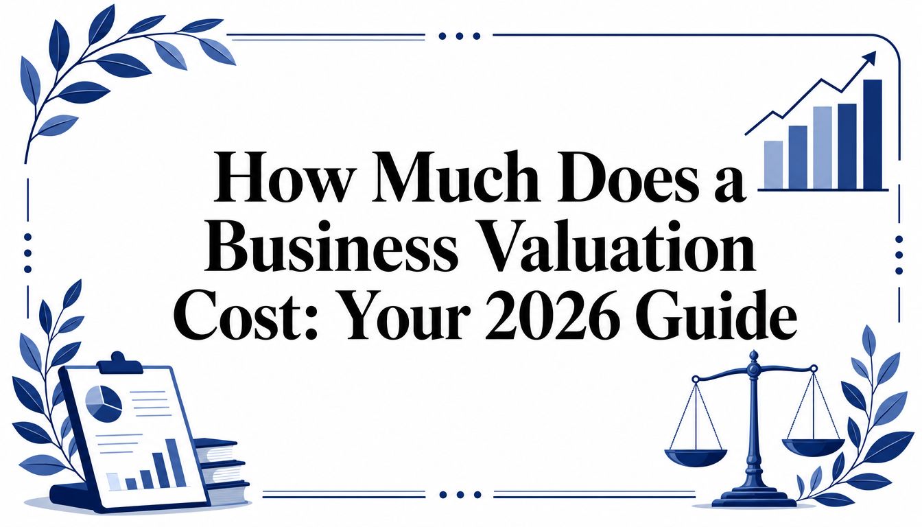 How Much Does a Business Valuation Cost: Your 2026 Guide