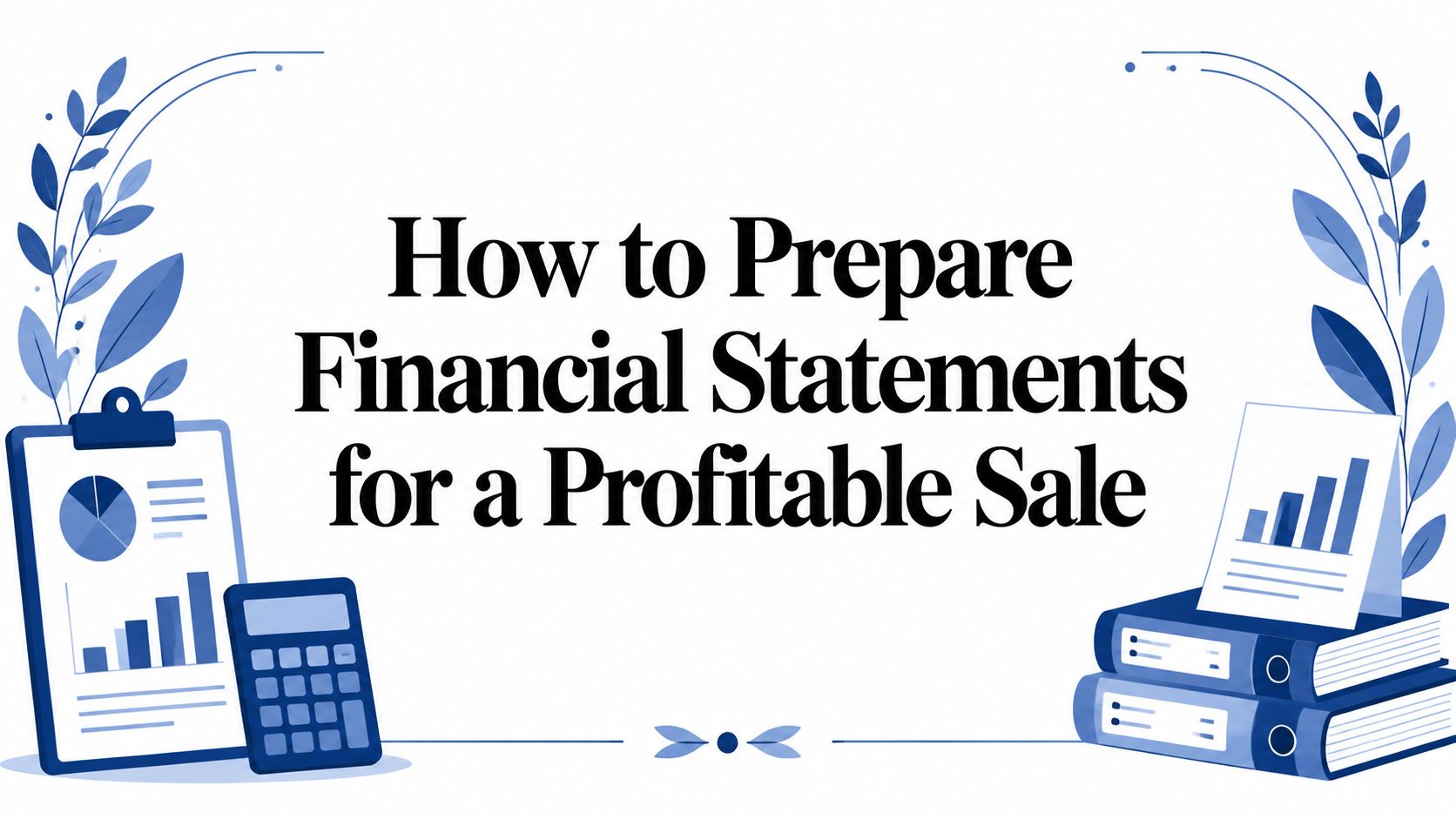 How to Prepare Financial Statements for a Profitable Sale (Tested 2026)